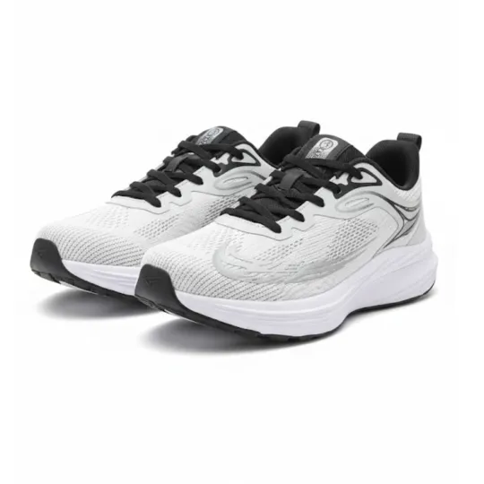 Actvitta Light Foam Running Shoes – White & Gray Sport Edition